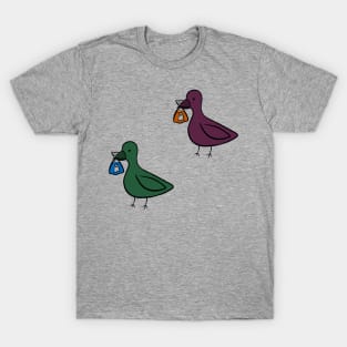 Ducks holding ghost in bag #1 T-Shirt